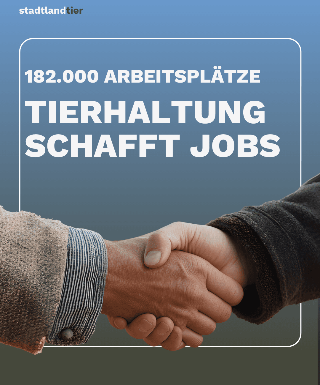 Tierhaltung schafft Jobs